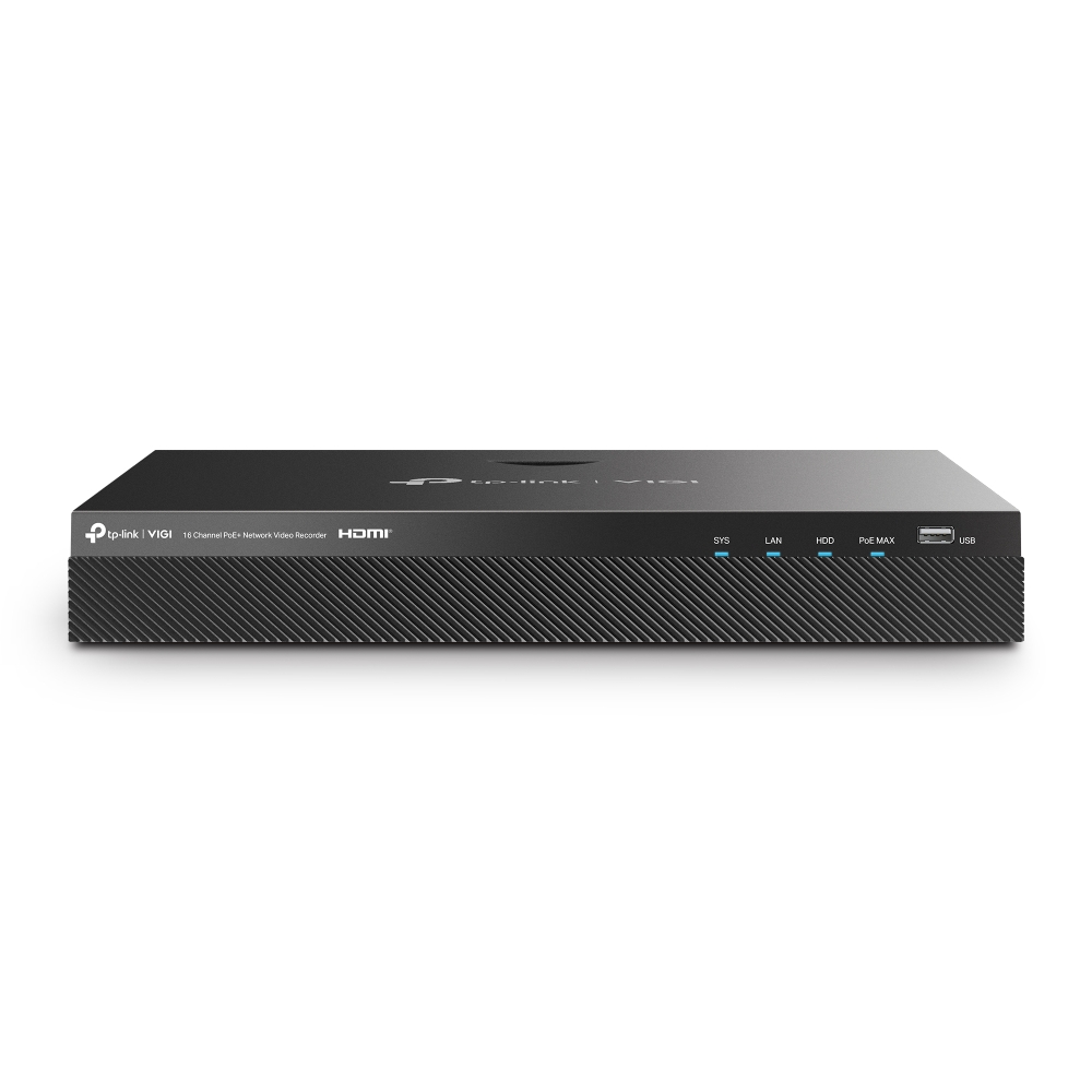 TP-LINK VIGI NVR GRAVADOR VIDEO DE 16 CANAIS POE+
