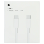 Cabo APPLE Usb-c para USB-c 200cm 60W Woven White Retail Box
