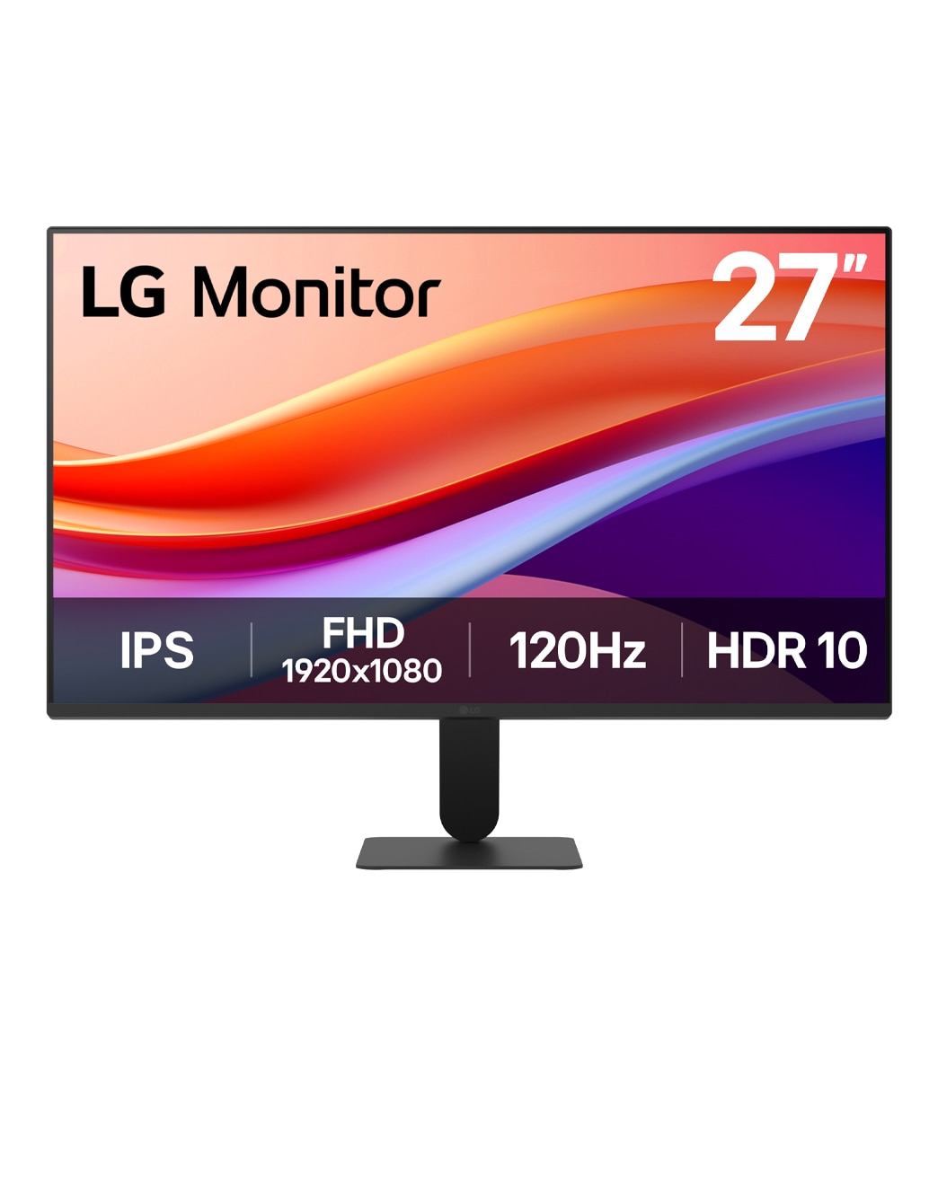 LG MONITOR IPS 27 16:9 FHD 5MS 120HZ VGA HDMI 27U411A-B"