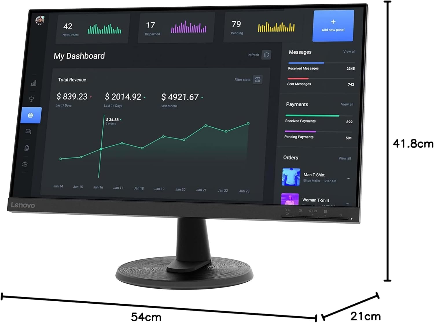 lenovo montitor 7