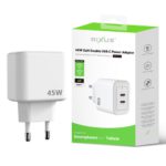 Alimentador RIXUS 45W USB-C Fast Charge Branco