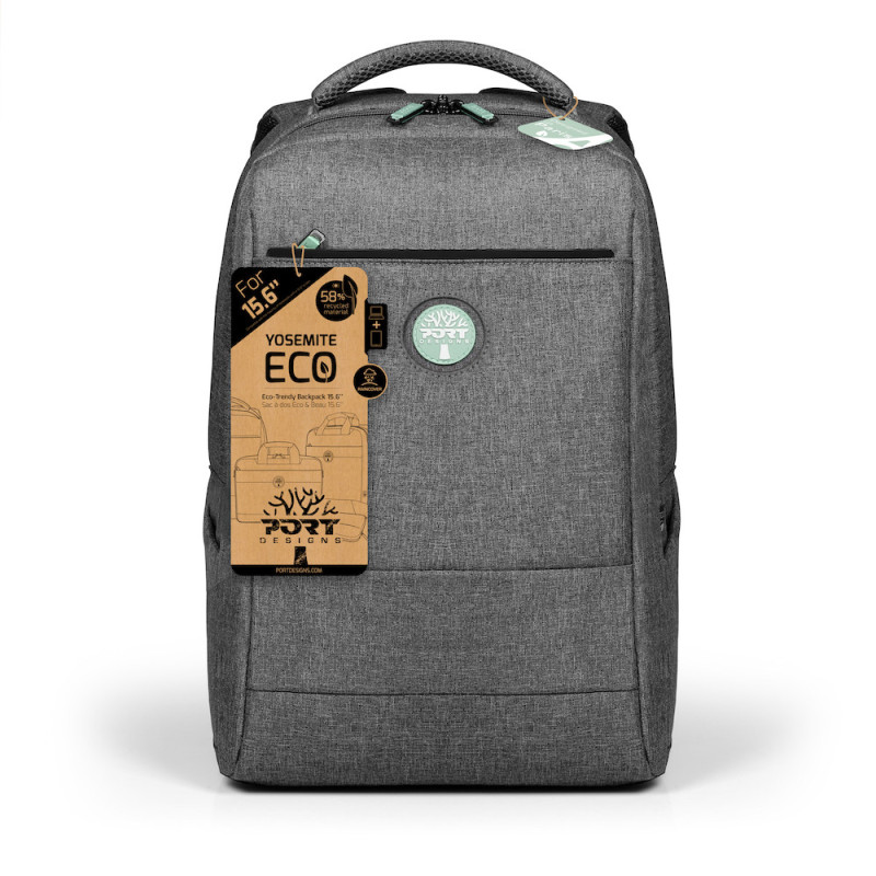 Mochila PORT MOCHILA YOSEMITE ECOLOGICA XL 15.6 GREY"
