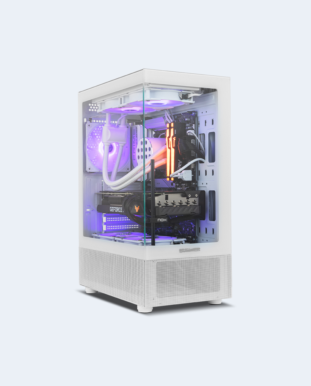 CAIXA ATX NOX HUMMER VISION WHITE