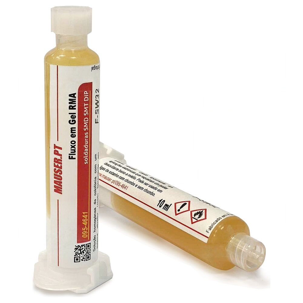 Fluxo em Gel RMA SW32 ''no clean'' - seringa 10ml
